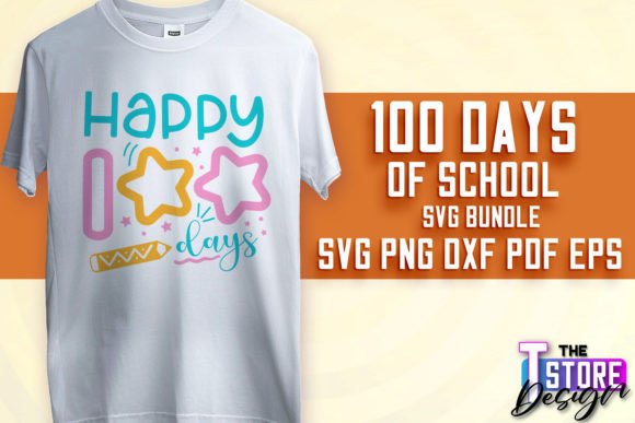 100 Days of School SVG Design Quotes