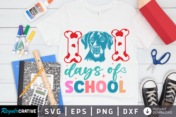 101 Days of School Svg Design