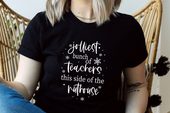 Christmas Teacher Svg EPS Graphics & Crafts