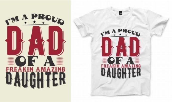 T-shirt Design for Father’s Day: Graphics & Print Templates